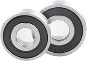 HFZCSIMR 2pcs Genuine Motorcycle/Electric Vehicle Bearing 6301 6201 6202 6204 6004 6203 6005 6304 6300 6205 6000 6002 6200 Bearings(6201RS 12x32x10mm)