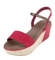 Cole Haan Tango Red Nubuck Arden Wedge Sz 9 B