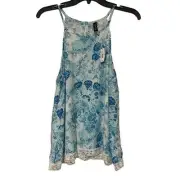 Adore Me 100% Rayon Sea Shell Abstract Lace Open Back Lounge Top - Size M
