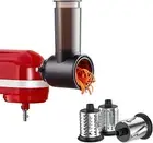 Slicer Shredder Attachments for KitchenAid Stand Mixer Black and Sliver