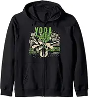 [STAR WARS] Clone Wars Yoda Jedi Master Portrait Zip Hoodie
