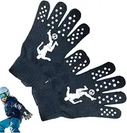 [Uoqpty] Kids Warm Gloves | Cold Weather Thick Stretchy Gloves,Children Knit Mittens, Stretchy Knitted Gloves For Boys And Girls