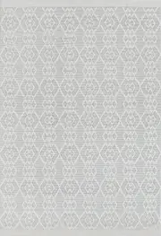 Copacabana Diamond Grey Wool Rug