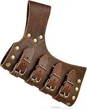 HZMAN Medieval Leather Sword Frog LARP Renaissance Costume Accessory Rapier Knight Sword Holster