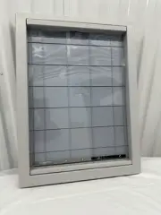 Extra Large Pet Door 15x20 in. Flap, Easy Installation, Durable Frame- Gray