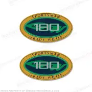 Fits Grady White Sportsman 180 Logo (Set of 2) - Decal Reproductions in Stock
