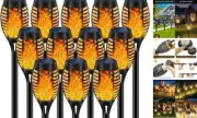 Solar Torch Lights for Garden Decor, 12 Pack 12 LED for Outside & 20.5''