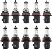 10Pcs 9007 HB5 White Hi Lo Beam H13 9008 Car Headlight Bulbs 60W 55W Auto Halogen Bulbs 12V Car Fog Lamps Bulbs,9007 hb5