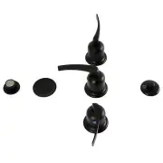 Kingston Brass KB632.EFL Centurion 1.5 GPM Widespread Bidet - Black
