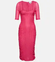 [Ganni] Ganni Lace midi dress AU 8 pink
