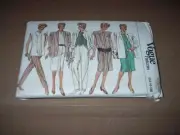 Vtg Vogue Pattern 9504 Misses' Jacket, Dress ,Top, Skirt & Pants Sz 14 ~ 18 Unc