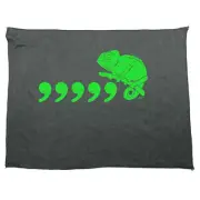 Comma Chameleon 80'S Retro - Funny Novelty Sports Microfiber Towel Gift Gifts