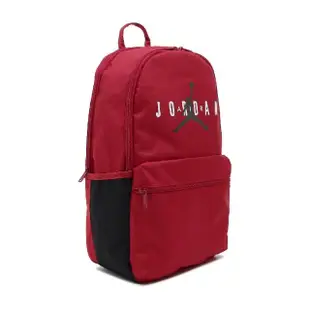 【NIKE 耐吉】後背包 Jordan Backpack 紅 黑 13吋 多夾層 喬丹 筆電包 雙肩包 背包(JD2413006AD-003)