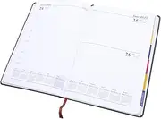 Beavorty 2025 Agenda Planner: Stylish Daily Planner Notepad for Professionals Full Year Schedule Book Aesthetic Design