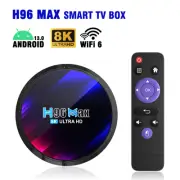 Upgraded H96 MAX Smart Android 13 Smart TV Box Quad Core 8K HDR10 Stream Player