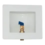 1/2 Inch Sweat Connection X 1/4 Inch OD Compression Ice Maker Outlet Box, Quarte