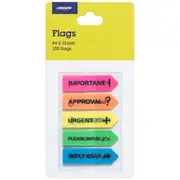 J.Burrows Mini Printed Flags 12x44mm Assorted 5 Pack