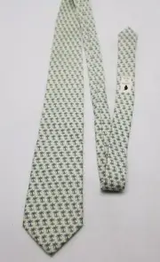 Vineyard Vines Palm Trees All Over Print Green Men Silk Tie Necktie NWT MSRP $75