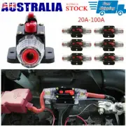 Circuit Breaker 20A-100A AMP Car Marine Stereo Audio Inline Replace Fuse DC 12V