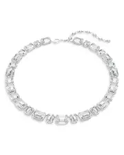 Swarovski Millenia Octagon Crystal Tennis Necklace, 15-17