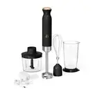 Drew Barrymore Cordless Immersion Blender with Chopper, Whisk & Measuring Cup