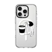 iPhone 16 Pro Clear Case MagSafe Compatible Coffee, First
