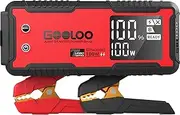 GOOLOO GT4000S Jump Starter 4000 Amp Car Starter 100W Two-Way Fast-Charging Portable Car Battery Charger Booster Pack for 10L Diesel and 12L Gas Engines, SuperSafe Lithium Jump Box for 12V Vehicles