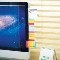 在飛比找蝦皮購物優惠-創意文具電腦側邊留言板顯示器螢幕便利貼板韓國辦公用品便籤貼板