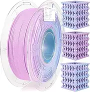 Matte Tri Colors Filament 1.75mm, 3D Printer Filament, Magic Color Change Filament 1.75mm, 3-in-1 Color Coextrusion 3D Filament, Dimensional Accuracy +/- 0.03 mm, 1KG/Spool