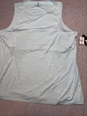 NWT Skechers GoWalk Tank Top Womens 3XL Mint Built In Shelf Bra Activewear Gym