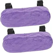 Healvian 2pcs Wheelchair Armrest Pad Desk Chair Wheel Chair Arm Rest Pads for Office Chairs Chair Arm Rest Pads Arm Rest for Chair Wheelchair Armrest Covers Office Chair Arm Pads Polyester