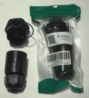 CERRXIAN RJ45 Femle to Female Coupler Panel Mount Waterproof Connector Combo Cap