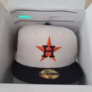 Hat Club Exclusive New Era 59Fifty Houston Astros 2tone 25th Anniversary Patch