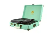 mbeat Woodstock Retro Turntable 3 Speed Vinyl Record Player Speaker RCA Out