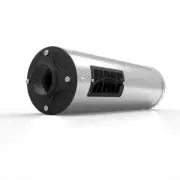 HMF Titan Brushed Blackout Slip On XL Loud Yamaha Wolverine | R-Spec | 16-18