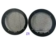 2Pcs 6.5In Driven Speaker Mesh Cover, Speaker Protective Grille With Black Wire