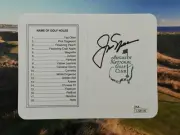 Jack Nicklaus Signed Masters Scorecard