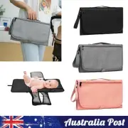 Portable Diaper Bag Baby Nappy Pad Handbag Changing Change Clutch Foldable Mat