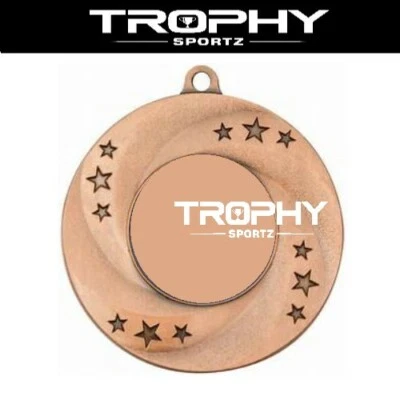 BRONZE generic PREMIUM astral medal award 50mm FREE logo Ribbon Engraving