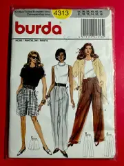 Misses Pants Sewing Pattern Burda 4313 8-18 34-44 Sealed UNCUT