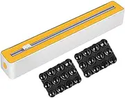Wrap Organizer with Cutter - Cling Film Dispenser - Sturdy Food Cling Film Cutter Space-Saving Organizer Storage for Baking Paper Kitchen Restaurant