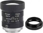 HD Security Camera Lens - 5MP High Definition, Low Distortion & Wide 5mm Focal - Length for Clear Surveillance Compatible with Most Zoom CCTV Cameras