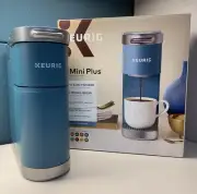Keurig K-Mini Plus Single Serve Coffee Maker Machine K-Cup Pod Cool Aqua 1500W