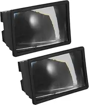 NAMOARLY 2PCS Phone Screen Magnifier Portable HD Enlarger for Movies Videos Lightweight Design for Travel Camping and Home Use No Power Required Viewing