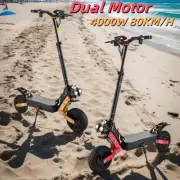 Portable Electric Scooter 4000W 80KM/H 70KM Range Off Road Foldable Adult E-Bike