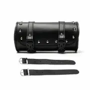 OZNALA Motorcycle Saddlebag Roll Barrel Bag Universal Storage Tool Pouch For Harley OZ