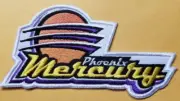 WNBA Phoenix Mercury Basketball Patch aprox 5.5x11"