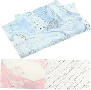EXAOMBLE 3 Sheets Marble Pattern Soap present Wrapping Paper Premium Floral Wrapper for Presents DIY Crafts Special Occasions Design
