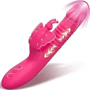 Vibrators Thrusting Vibrator Sex Toys - SETMOBX Vibrator Adult Toys Thrusting Dildo for Women, Vibradores, Butterfly Dildo Vibrating Dildos Female Sex Toys, juguetes sexuales, Women Sex Toys