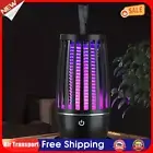 Bug Zapper Trap Lamp USB Rechargeable Indoor Electric Bug Zapper (Black) AU